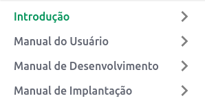 Barra de navegação