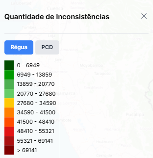 Colorbar de Inconsistência